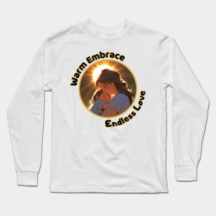 Mothers day, Warm Embrace  Endless Love  Mom Gift, Long Sleeve T-Shirt